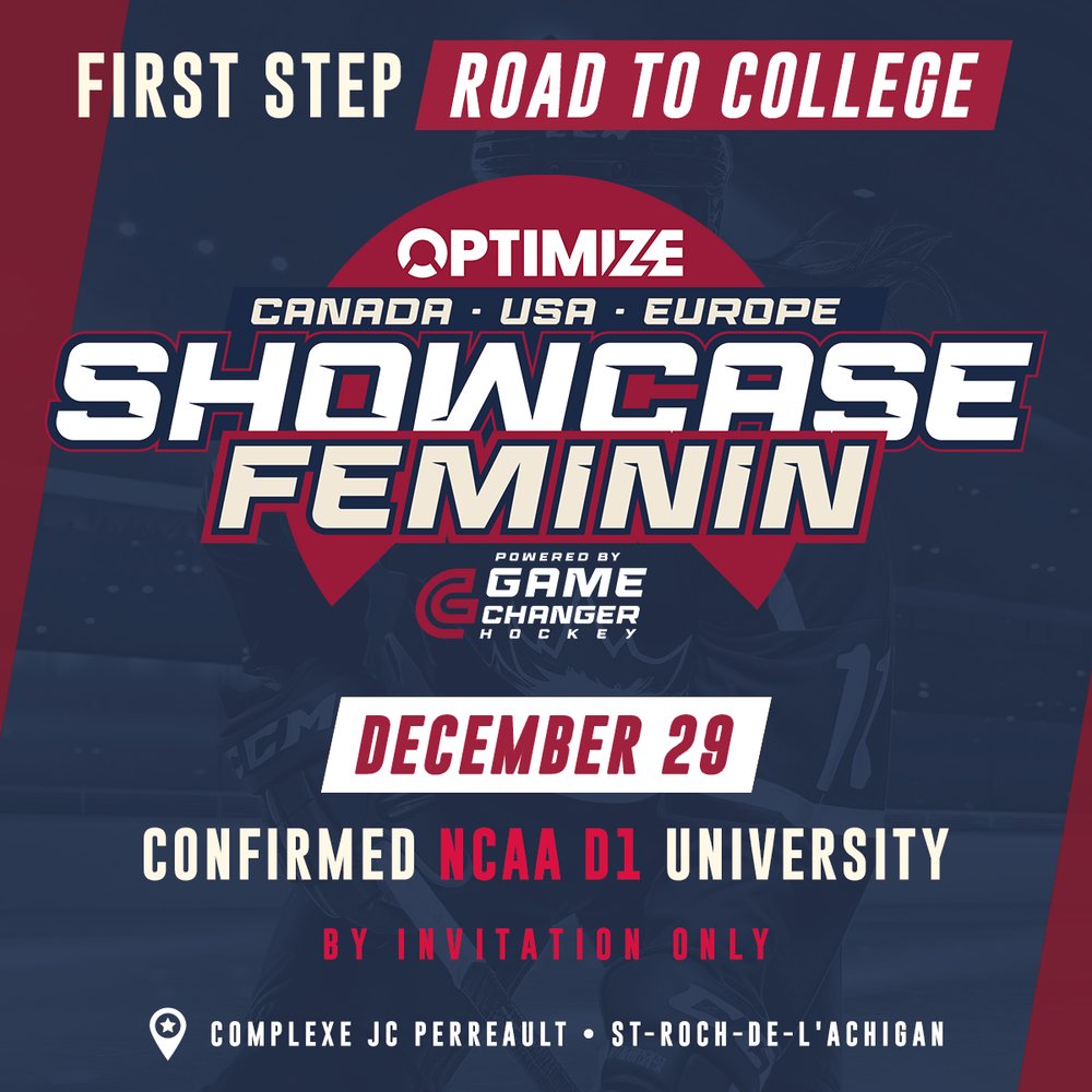 Affiche du Showcase Féminin Optimize — 29 décembre, Complexe JC Perreault, Saint-Roch-de-l’Achigan