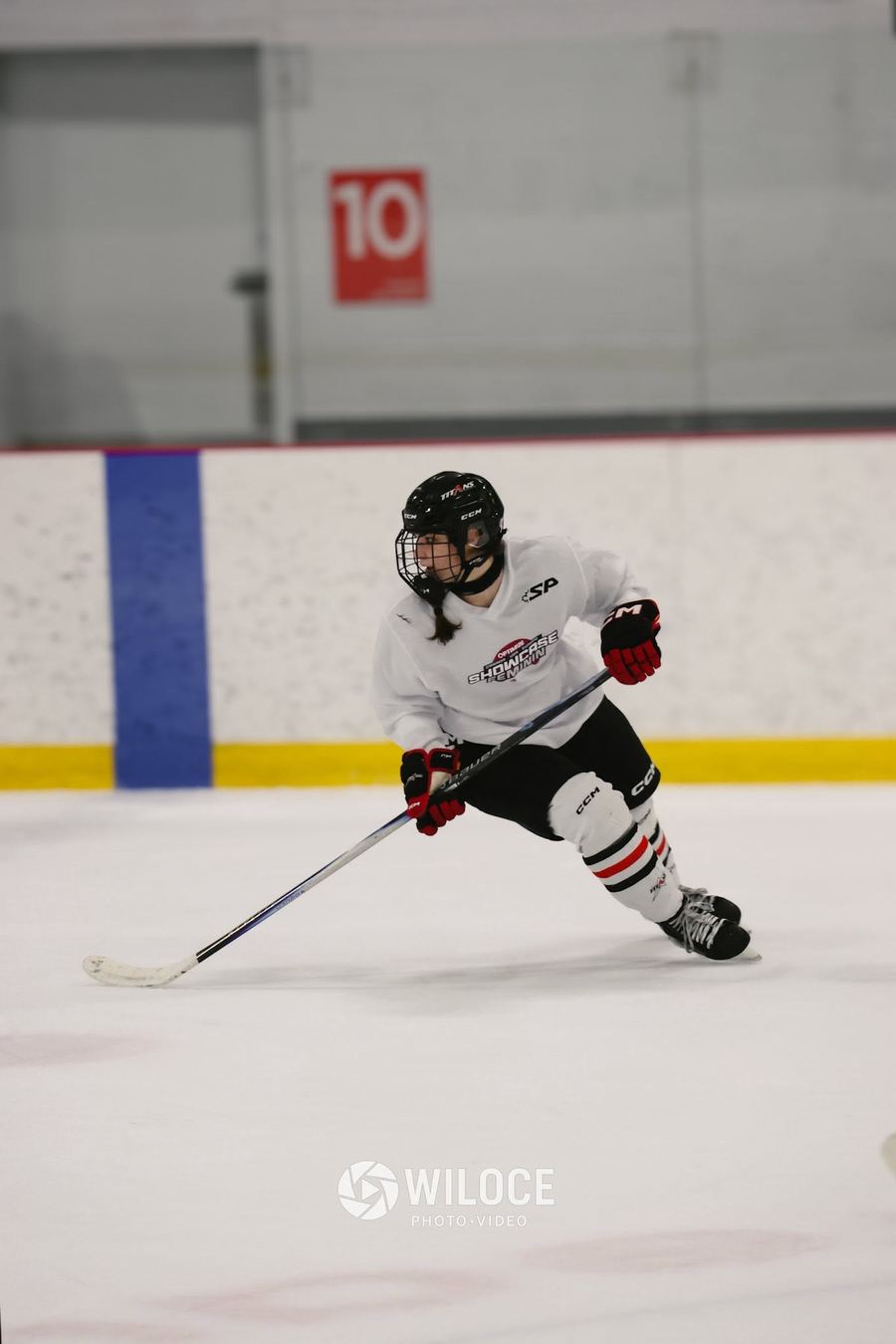 Joueuse du Showcase Féminin en action